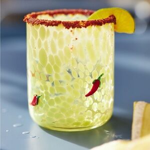 Anthropologie Chilli Pepper Icon Juice Glass